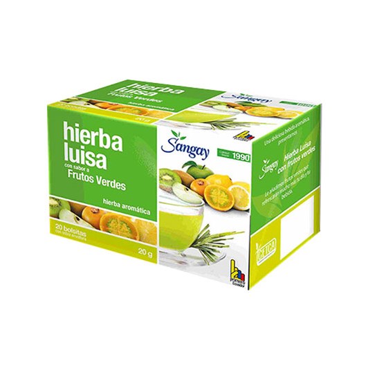 Té Hierba Luisa Sabor Frutos Verde Sangay X 2