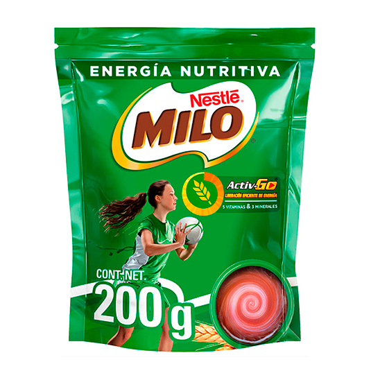 Mejorador Polvo Doypack Milo 200 Gr