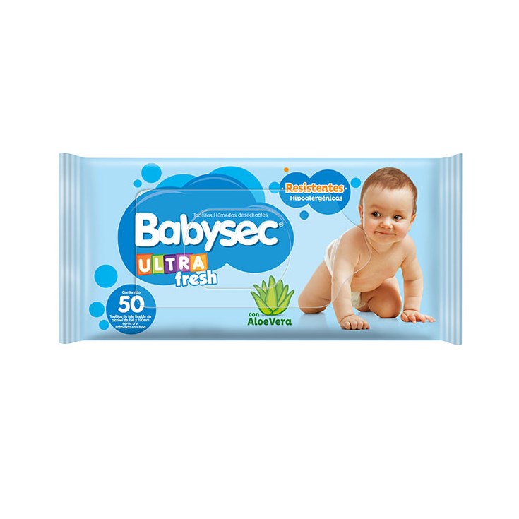 Toallas Húmedas Babysec Ultrasec 50 Uni