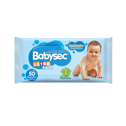 Toallas Húmedas Babysec Ultrasec 50 Uni