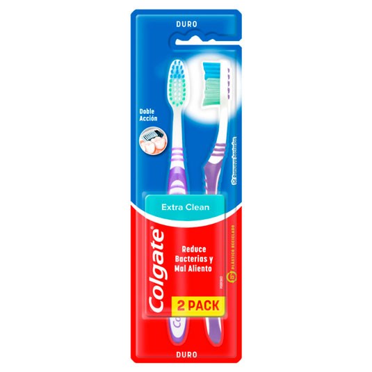 Cepillo Dental Colgate Extra Clean Cerdas Dur