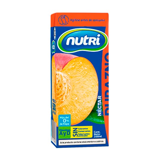 Nectar Nutri Sabor Durazno 200 Ml