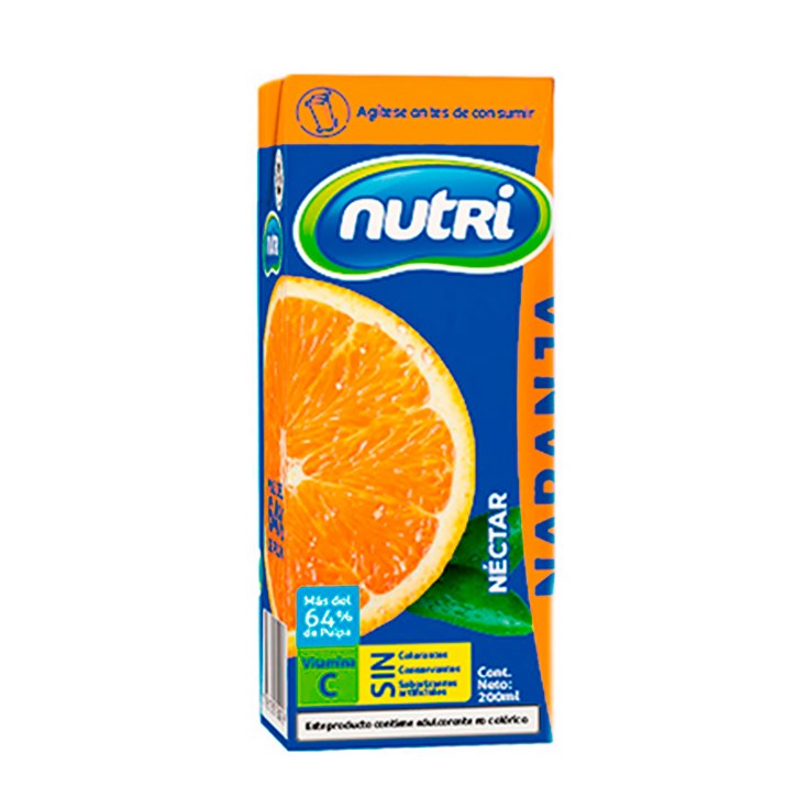 Nectar Nutri Sabor Naranja 200 Ml