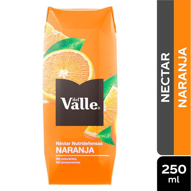 Nectar Del Valle De Naranja 250 Ml.