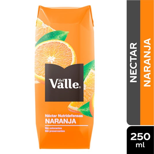 Nectar Del Valle De Naranja 250 Ml.