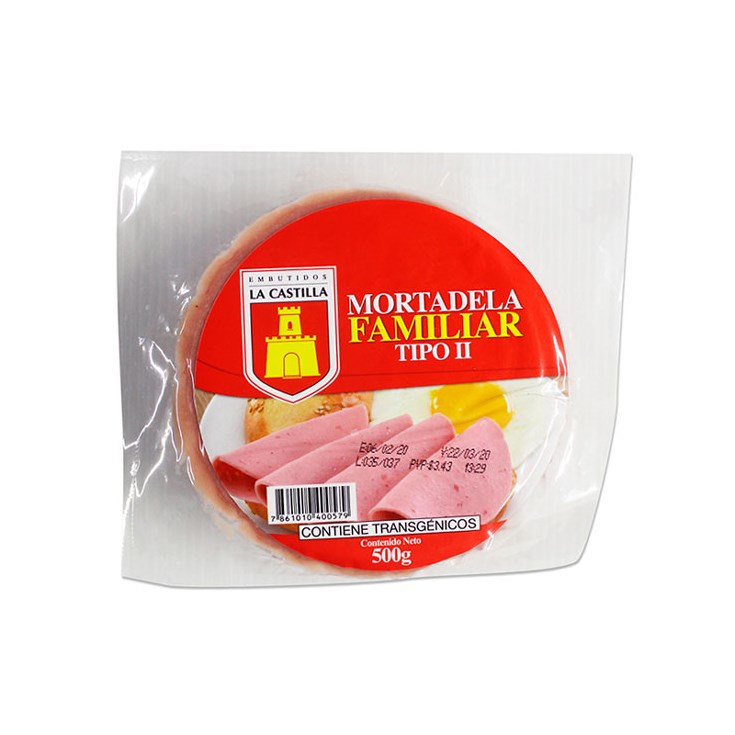 Mortadela Familiar La Castilla 500 Gr