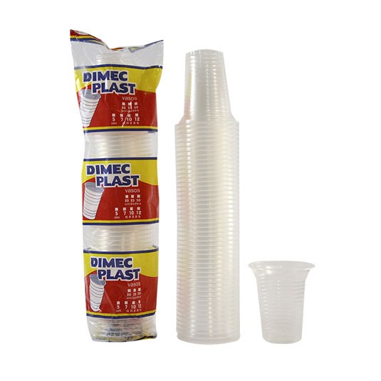 Plast Vaso 5 Oz Colero Dimec X 50 Un