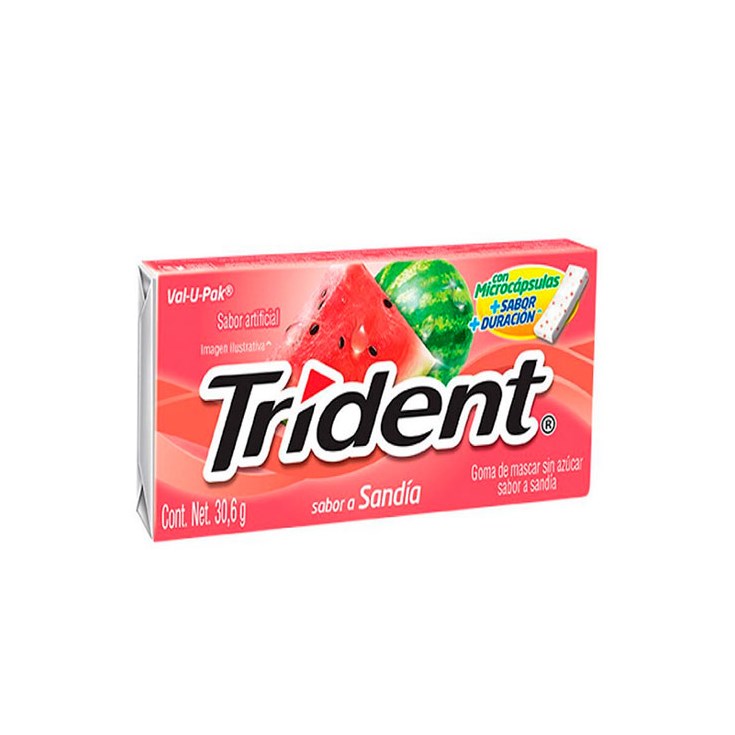 Chicle Sandia Trident 6 Gr