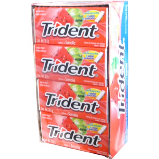 Chicle Trident Sandia 367.2 Gr