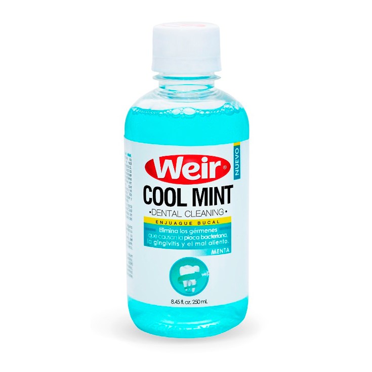 Enjuague bucal tipo cool mint Weir 250ml