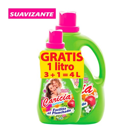 Suavizante Manzana Caricia De 3Lt + Gratis Ca