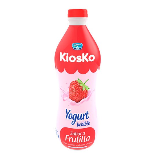 Yogurt Kiosko Bebible Sabor Frutilla 1.7 Lt