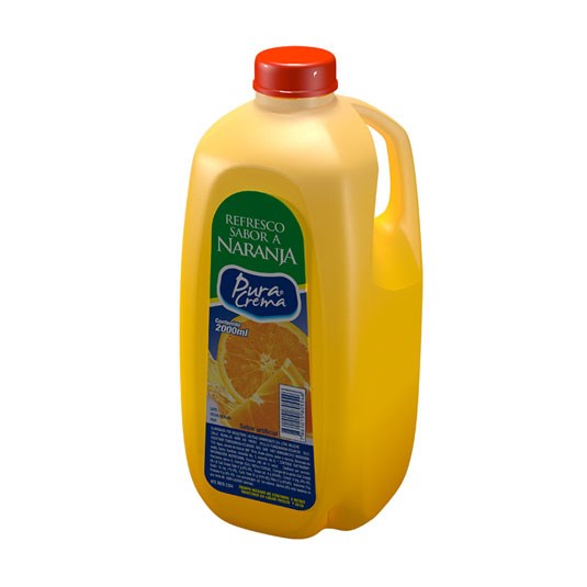 Refresco Sabor A Naranja Pura Crema 2 lt