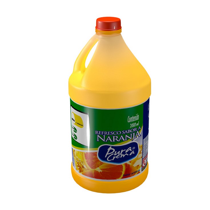 Refresco Sabor A Naranja Pura Crema 3980 lt