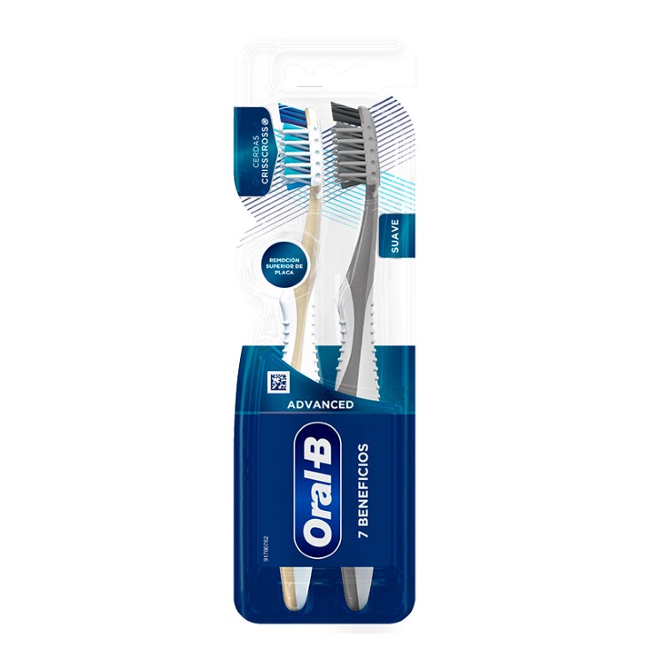 Pack X 2 Uni Cepillo Oral B Pro Salud 7 Benef