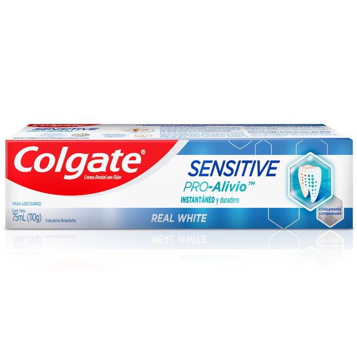 Crema Dental Colgate Sensitive Pro Alivio Real White 110Gr