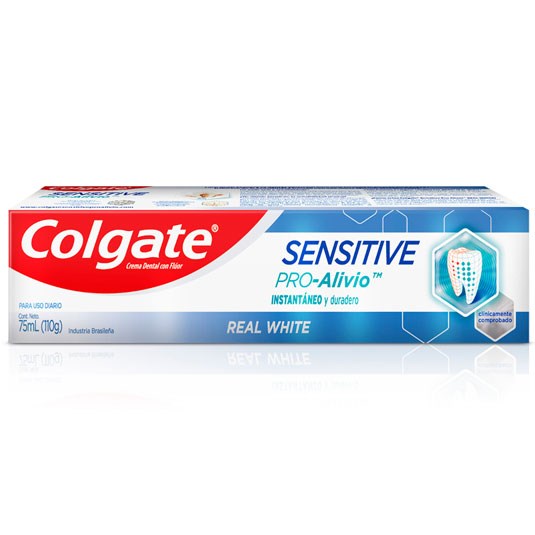 Crema Dental Colgate Sensitive Pro Alivio Real White 110Gr