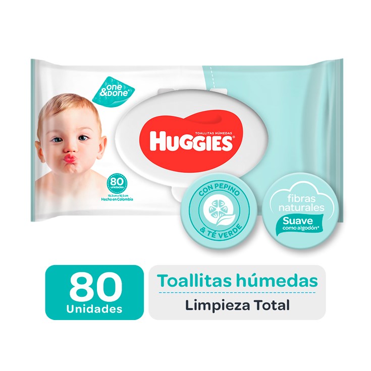 Toallas Húmedas One & Done Huggies X 80