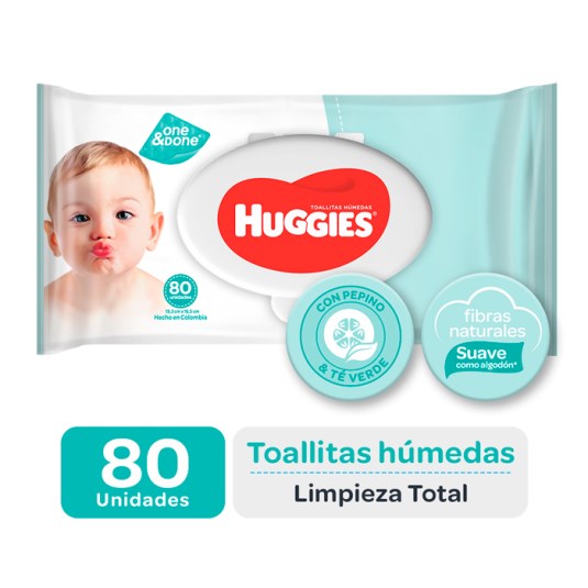 Toallas Húmedas One & Done Huggies X 80