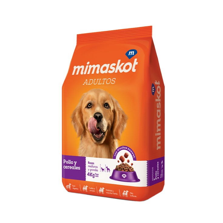 Comida Para Perro Adulto Raza Mediana Mimaskot