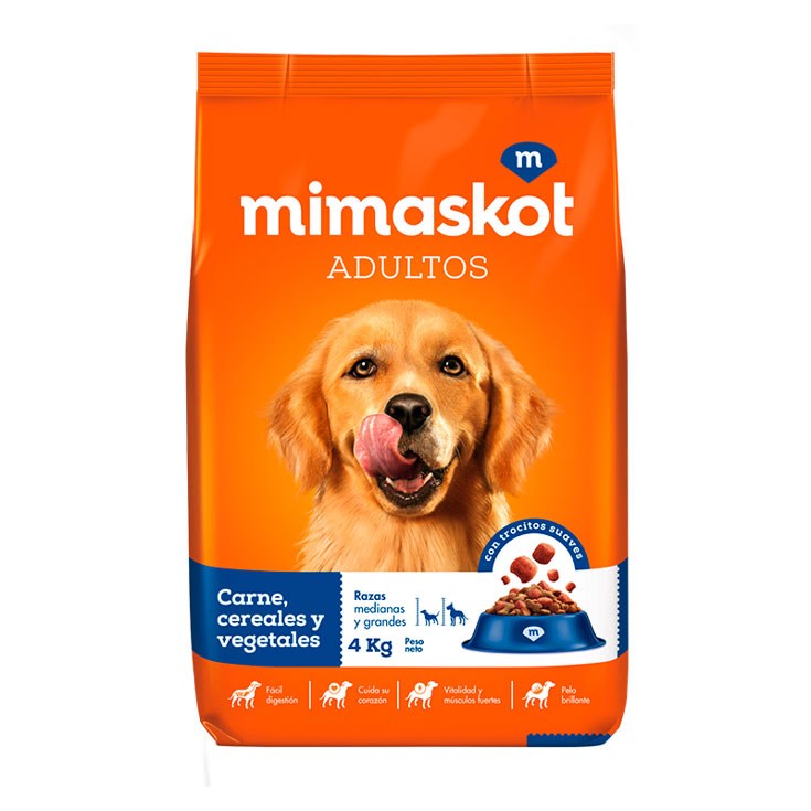 Comida Para Perro Adulto Raza Mediana Mimaskot