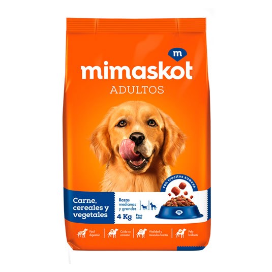 Comida Para Perro Adulto Raza Mediana Mimaskot