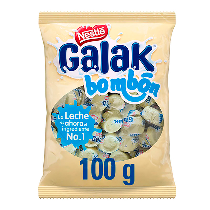 Chocolate Blanco Bombón Funda Galak 100 Gr