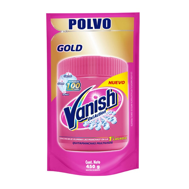 Doypack Quitamanchas En Polvo Color Vanish