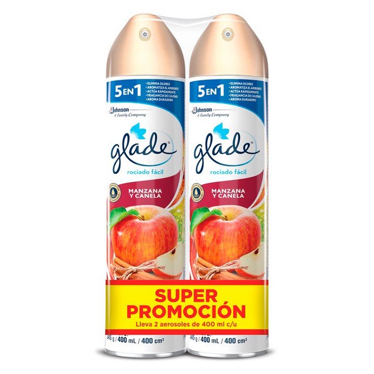 Pack Promocional Glade Manzana y Canela