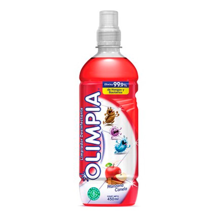 Desinfectante De Manzana Olimpia Canela De 450 Ml