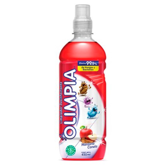 Desinfectante De Manzana Olimpia Canela De 450 Ml