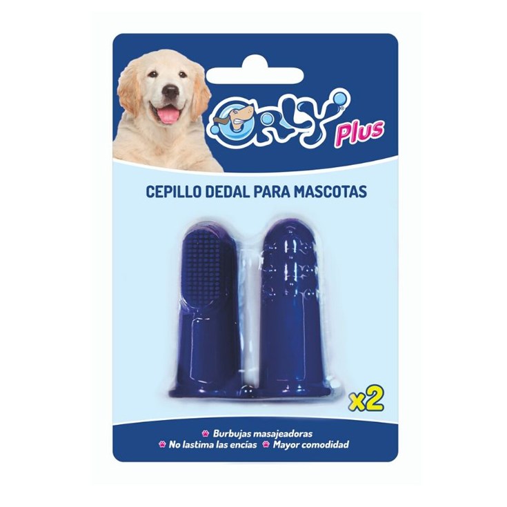 Cepillo Dedal Para Mascotas Orly Pack X 2Un