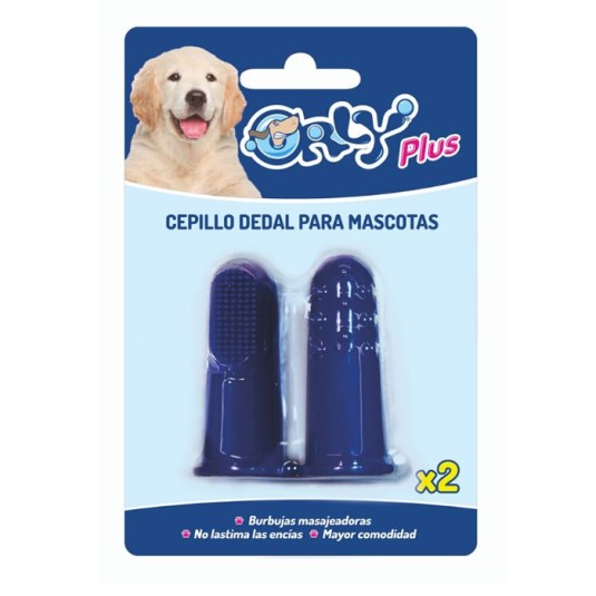Cepillo Dedal Para Mascotas Orly Pack X 2Un