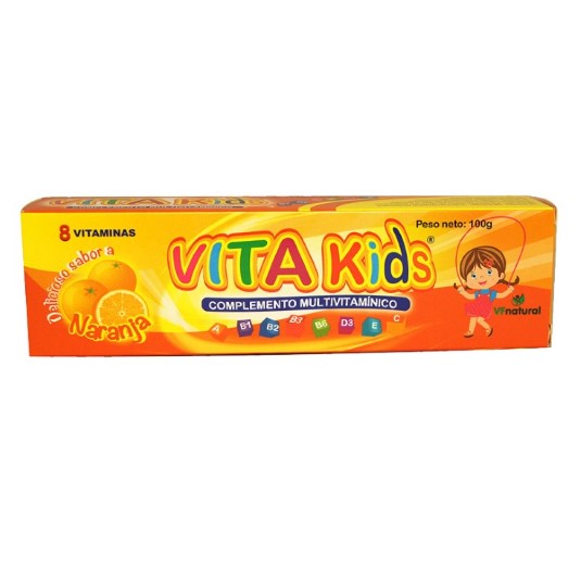 Complemento Multivitaminico Sabor Naranja Vitakids