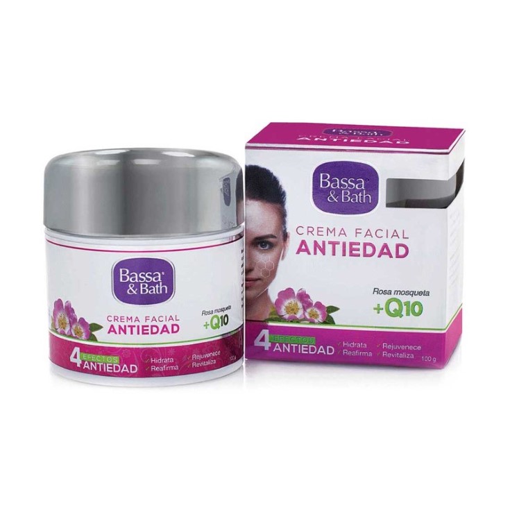 Crema Facial Antiedad Bassa & Bath 100g