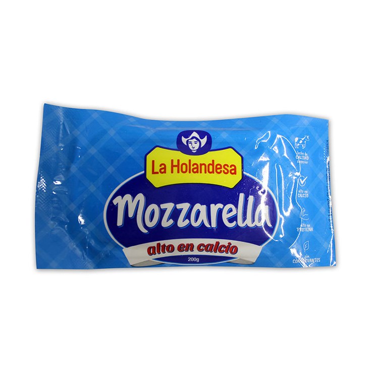 Queso Mozarella La Holandesa 200 Gr.