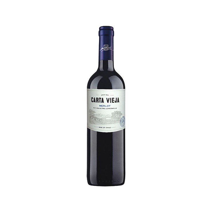 Carta Vieja Vino Tinto Clásico Merlot 750 Ml