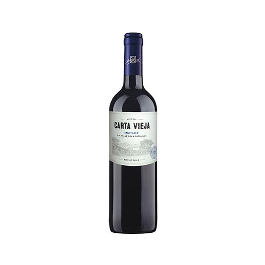 Carta Vieja Vino Tinto Clásico Merlot 750 Ml