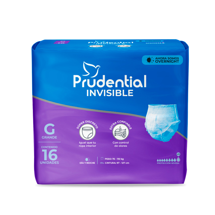 Pañal Total Talla Grande Prudential X 18 Uni