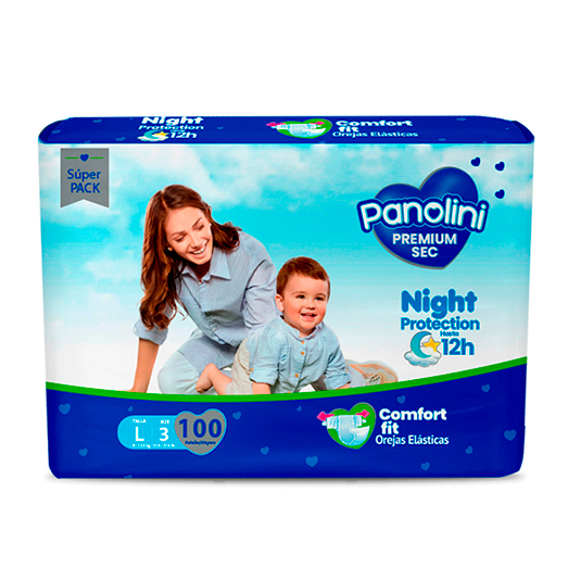 Pañal Comfort Sec Grande Panolini X 100 Uni