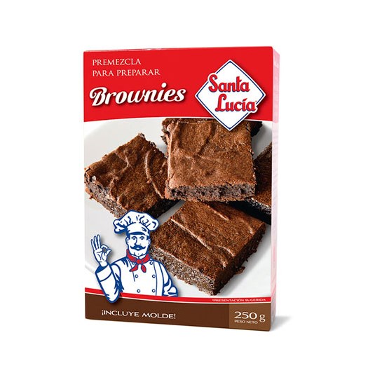 Premezcla Brownie Santa Lucía 250 Gr.