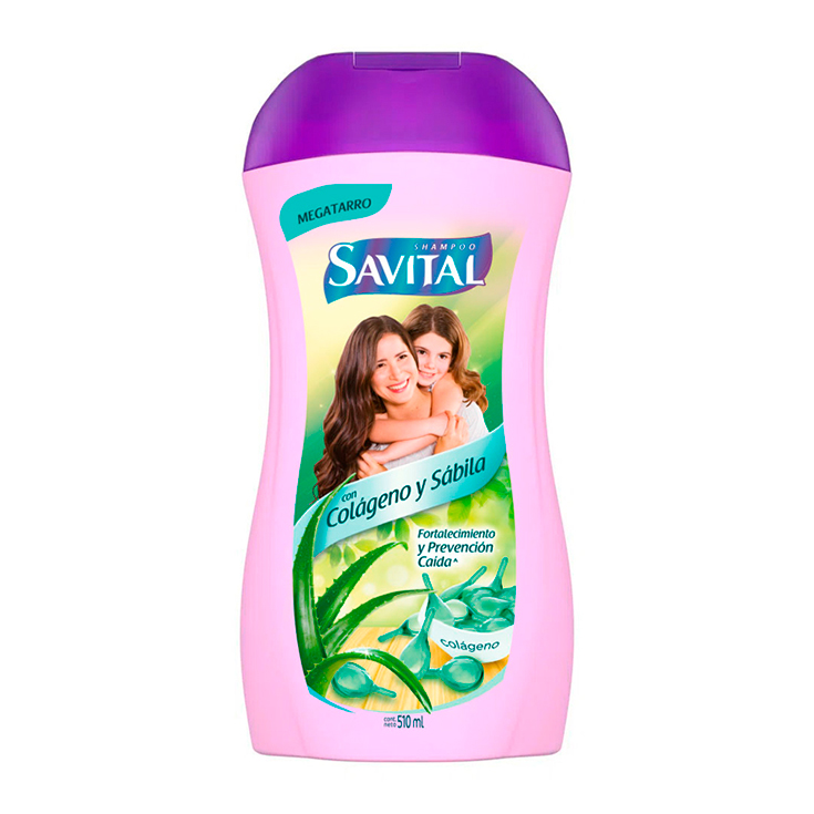 Shampoo Colágeno Savital 550 Ml