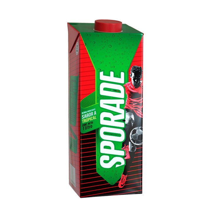 Sporade Bebida Hidratante Cartón Tropical 1 L