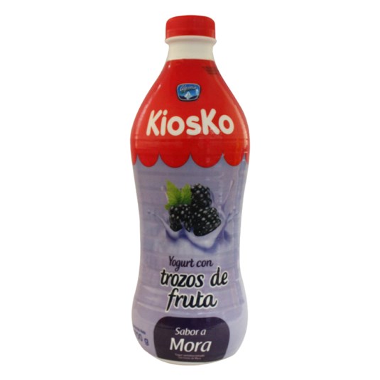 Yogurt trozos fruta mora Kiosko 1.7 lt