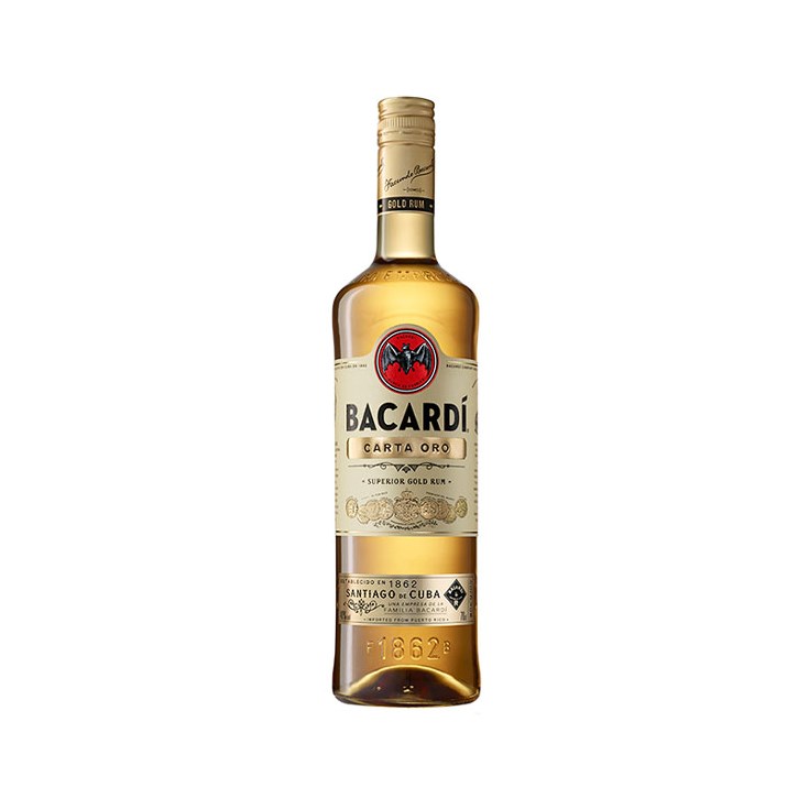 Bacardi Ron Carta De Oro 750 Ml