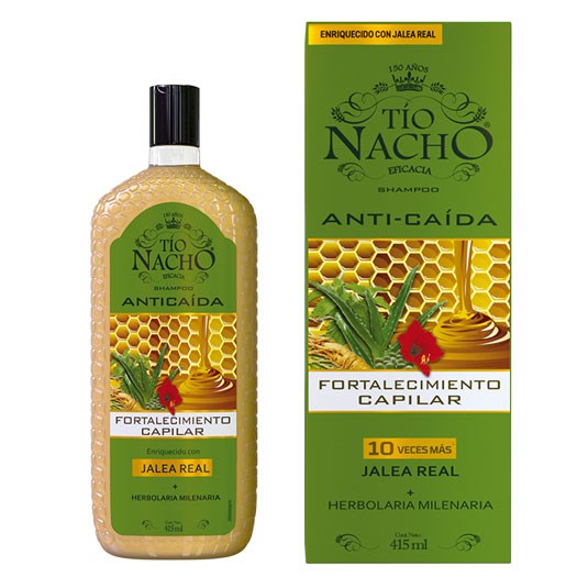 Shampoo Herbolaria Milenaria Tío Nacho 415 Ml