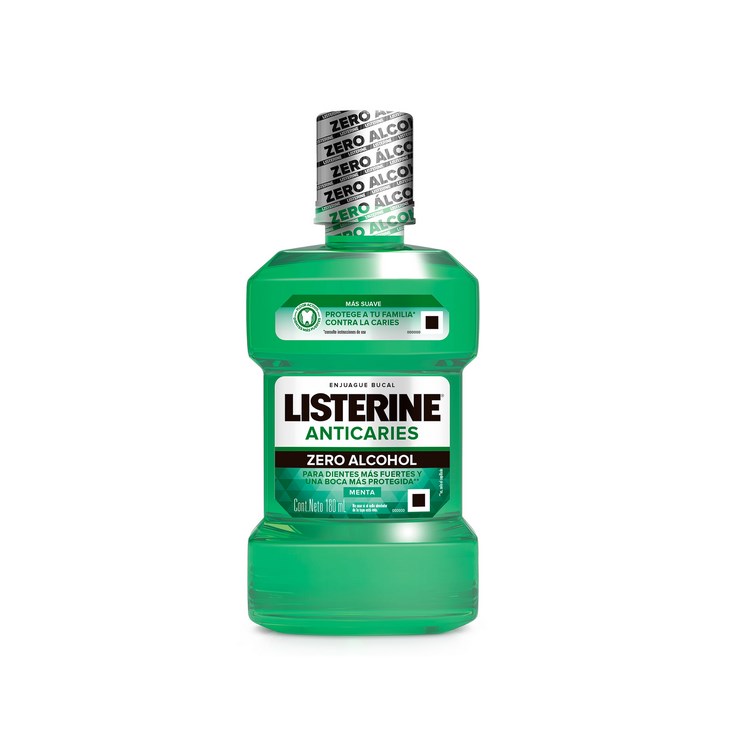 Anticaries Zero Alcohol Listerine 180 Ml