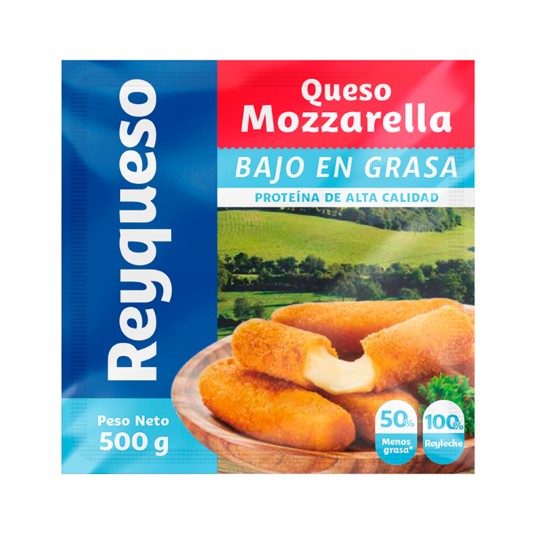 Reyqueso Queso Mozarella Bajo En Grasa 500 Gr