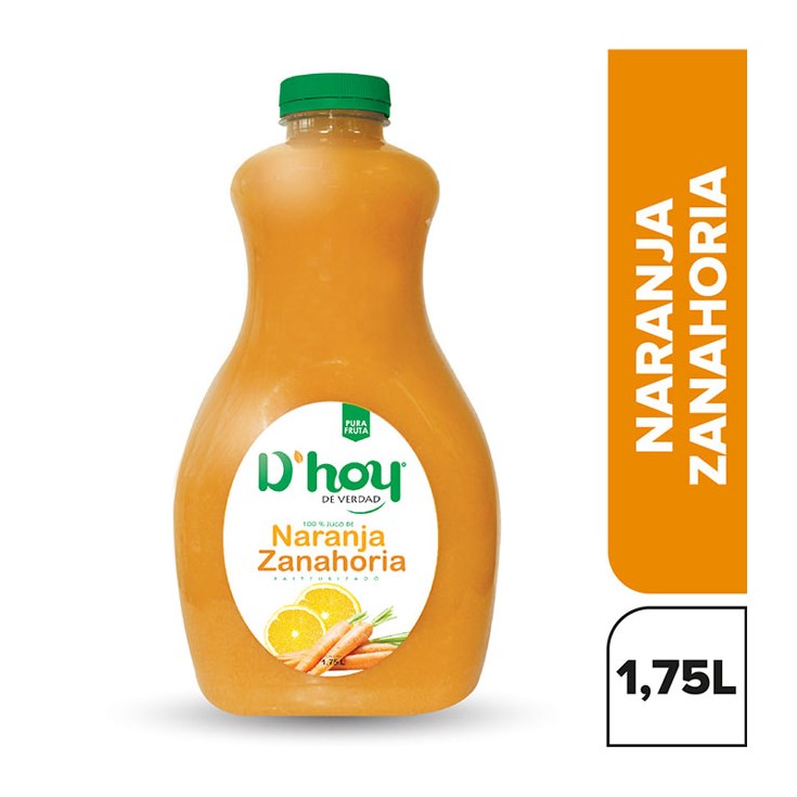 Jugo D´Hoy De Naranja Zanahoria 175 Lt