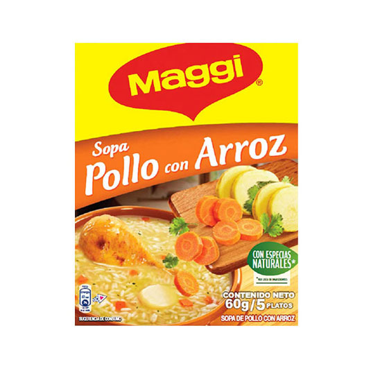 Sopa Pollo Y Arroz Maggi 60 Gr